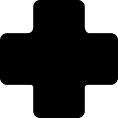 Hospital Sign Silhouette Svg Vector, Free Vectors File